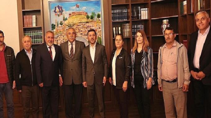 Hacıbektaş Belediye Başkanı Ali Kaim, Nevşehir Belediye Başkanı Rasim Arı’ya hayırlı olsun ziyaretinde bulundu