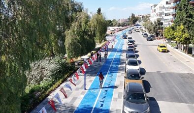Proje ve çalışmalarıyla kente değer katan Aydın Büyükşehir Belediyesi, Kuşadası’nda bir çalışmayı daha tamamladı