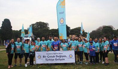 TEGV çocuklara nitelikli eğitim desteği için Maraton İzmir’de