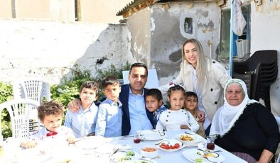 Yıldız’dan anlamlı bayram buluşmaları Çiğli Belediye Başkanı Onur Emrah Yıldız; “Bir çocuğun, bir annenin gülüşüdür bayram”