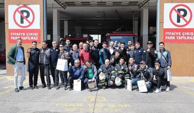 Güney Kore’nin Changwon şehrinin itfaiye teşkilatından oluşan bir heyet Nevşehir Belediyesi İtfaiye Müdürlüğü’nü ziyaret ederek incelemelerde bulundu