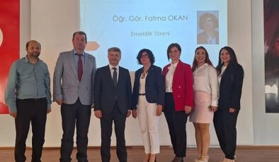 Ödemiş Sağlık Bilimleri Fakültesinde Öğr. Gör. Okan için törenle töreni yapıldı