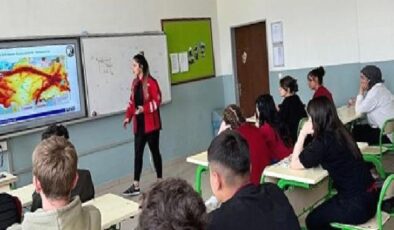 Öğrencilere Doğal Afet Farkındalığı Eğitimi Verildi