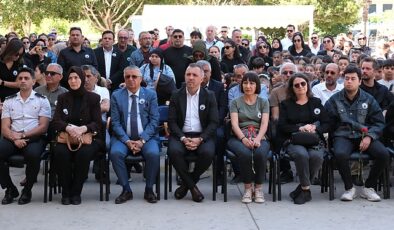 Trafik kazasında hayatını kaybeden öğretmen Erkan Şahin için anma töreni