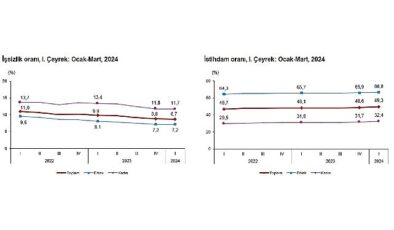 Tüik: Mevsim etkisinden arındırılmış işsizlik oranı %8,7 seviyesinde gerçekleşti