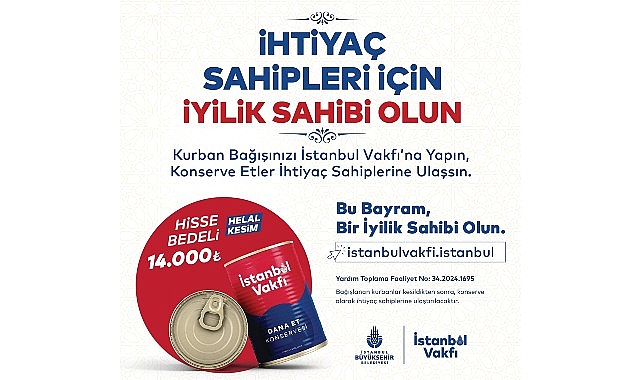 İstanbul Vakfı’nın Kurban Bağışı Kampanyası’na Yoğun İlgi